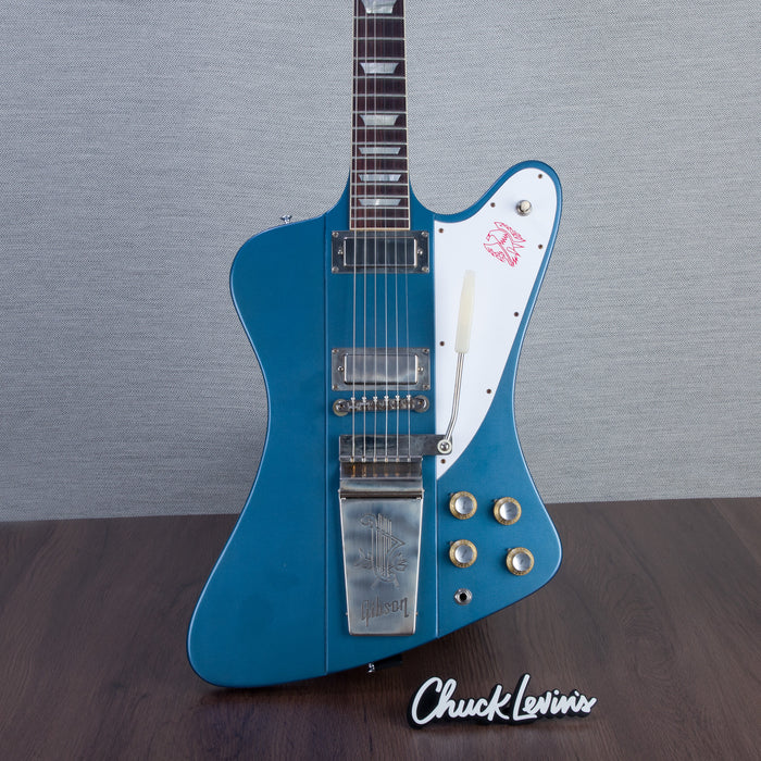 Gibson Custom Shop Murphy Lab 1963 Firebird V With Maestro Vibrola Ultra Light Aged Electric Guitar - Pelham Blue