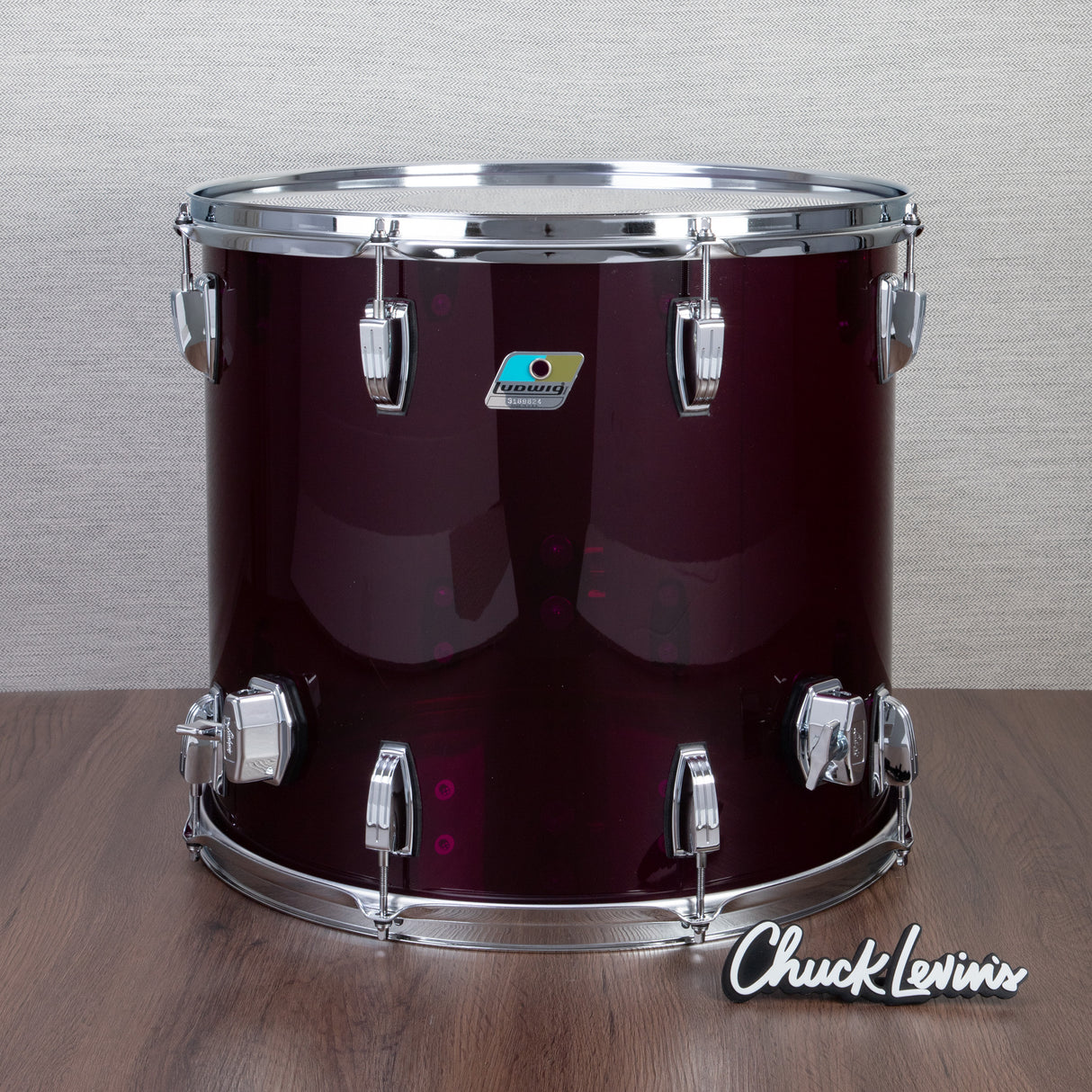 Ludwig 16 x 18-Inch Vistalite Floor Tom - Purple
