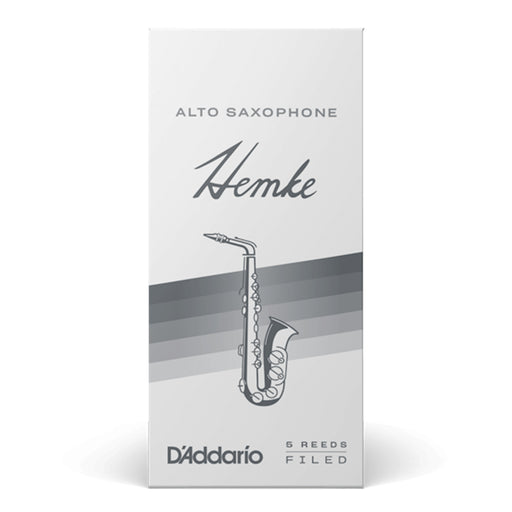 D'Addario RHKP5ASX Frederick L. Hemke Filed Alto Sax Reed 5-Pack - New,2.5
