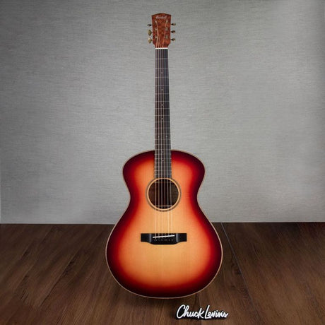 Bedell Seed to Song OM Acoustic Guitar - Quilt Bubinga and Sitka Spruce - Triple Burst - CHUCKSCLUSIVE - #1122007