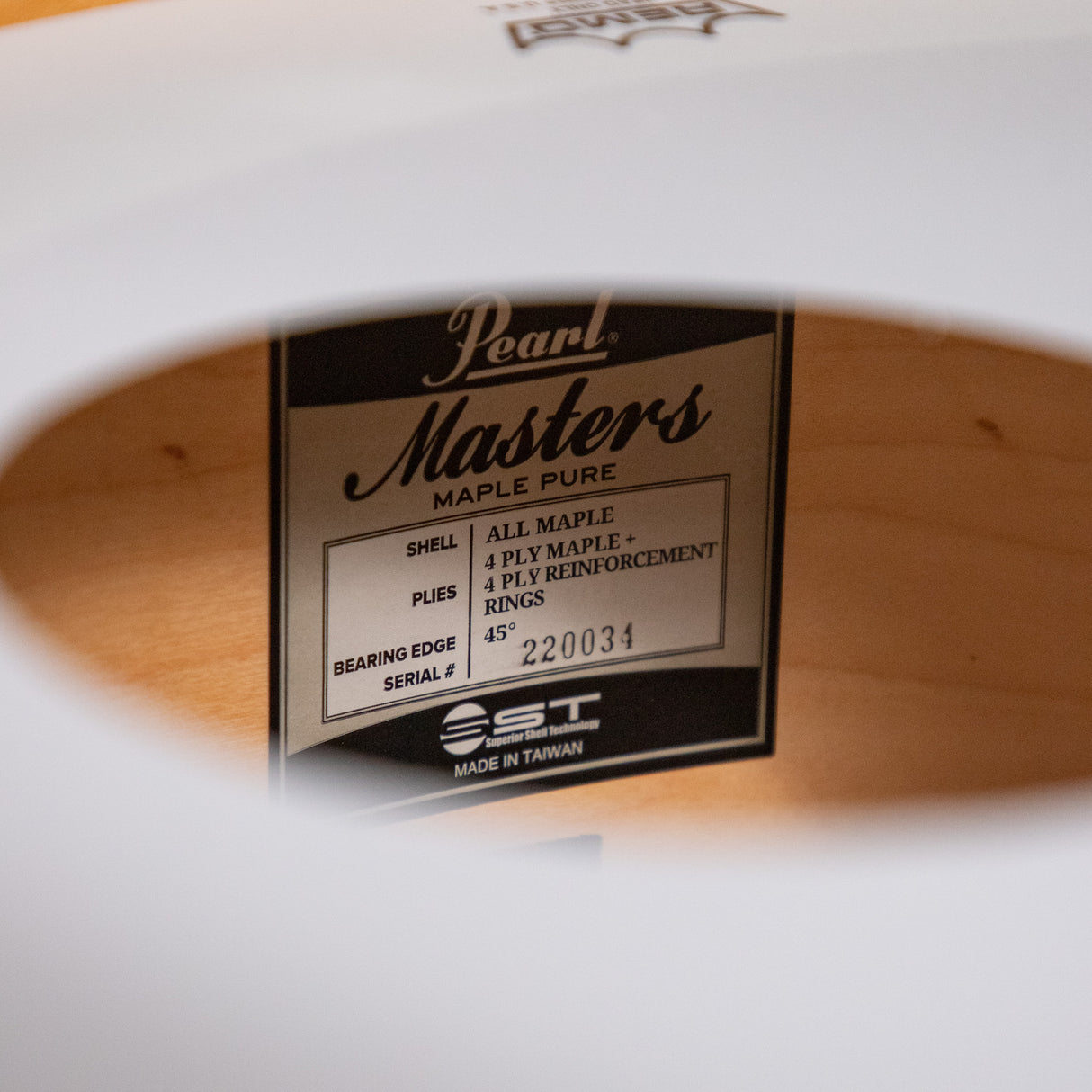 Pearl Masters Maple Pure 3-Piece Shell Pack - Natural Maple Finish