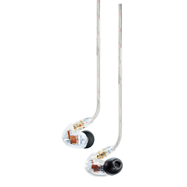 Shure SE425-CL Sound Isolating Earphones - Clear - New,Clear