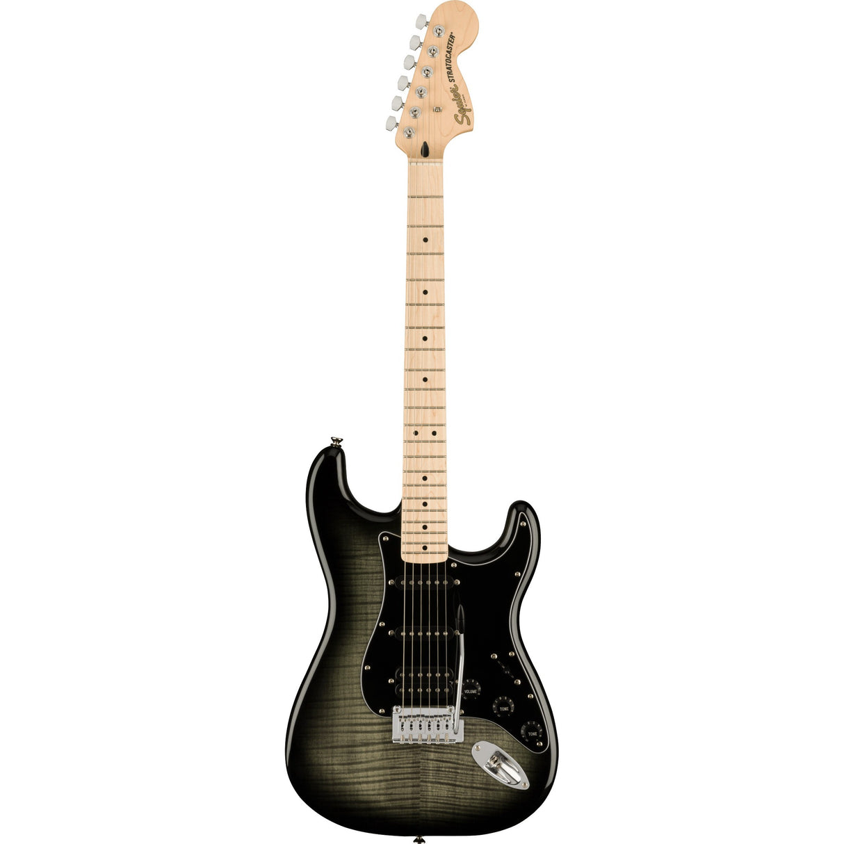 Squier Affinity Stratocaster FMT HSS Electric Guitar - Black Burst - New