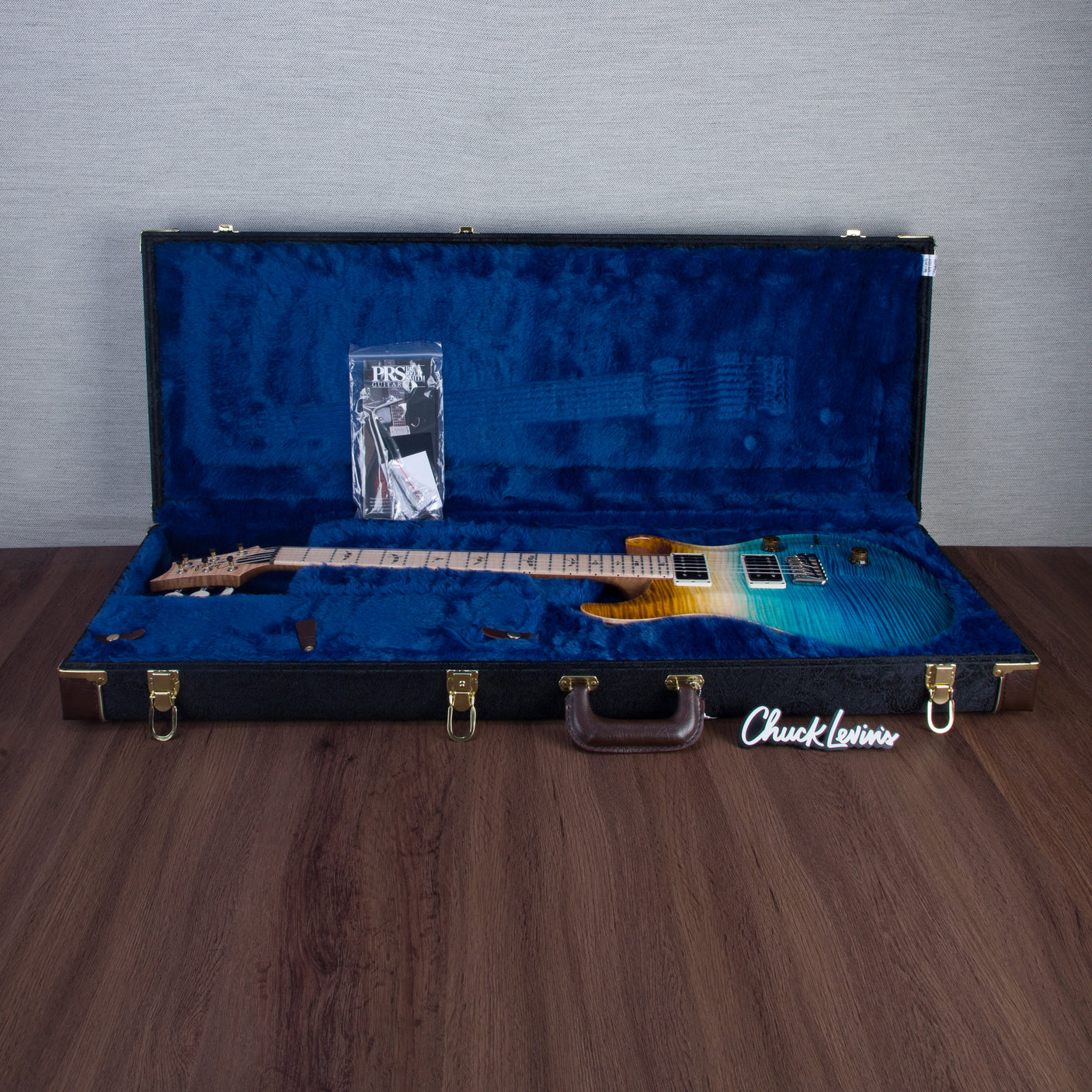 PRS Wood Library Custom 24 Electric Guitar - Private Stock Beach Fade Finish - CHUCKSCLUSIVE - #240383987