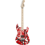 EVH Striped Series Electric Guitar, Maple Fingerboard - Red With Black Stripes