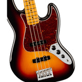 Fender American Professional Jazz Electric Bass Guitar, Maple Fingerboard - 3-Color Sunburst
