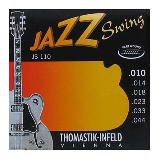 Thomastik-Infeld Jazz Swing Series Flat-Wound Electric Guitar Strings - JS110 Extra Light, .010-.044