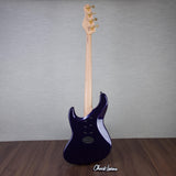 Brubaker USA Steve Jenkins JXB-4 Signature Electric Bass Guitar - Midnight Blue Gloss - #045-23