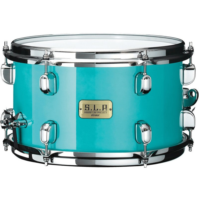 Tama S.L.P. 7 x 12-Inch Mod Bubinga Snare Drum Philo Tsoungui Model - Electro Turquoise
