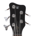 Warwick Corvette $$ 5 String Bass Guitar - Nirvana Black Transparent Satin