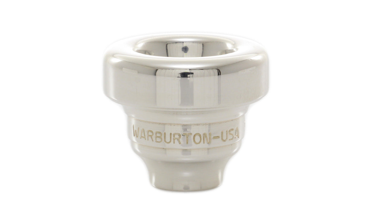 Warburton 5MD Trumpet Mouthpiece Top - Silver Plated Brass
