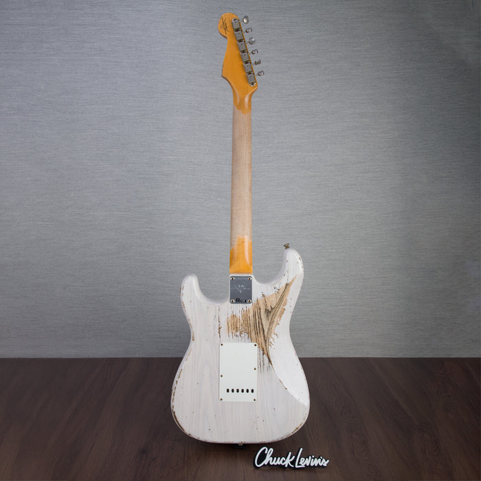 Fender Custom Shop 1959 Stratocaster Heavy Relic – Aged White Blonde - #CZ557758