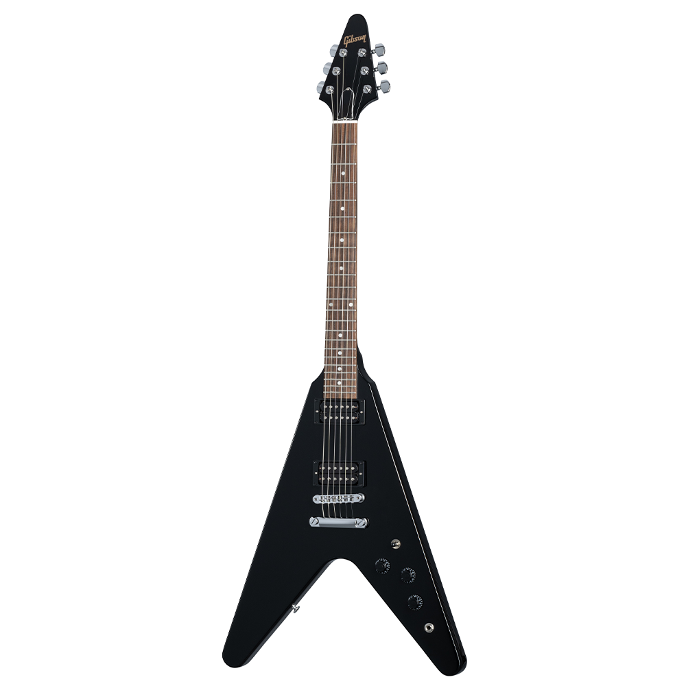 Gibson 80s Flying V Electric Guitar - Ebony – Chuck Levin's