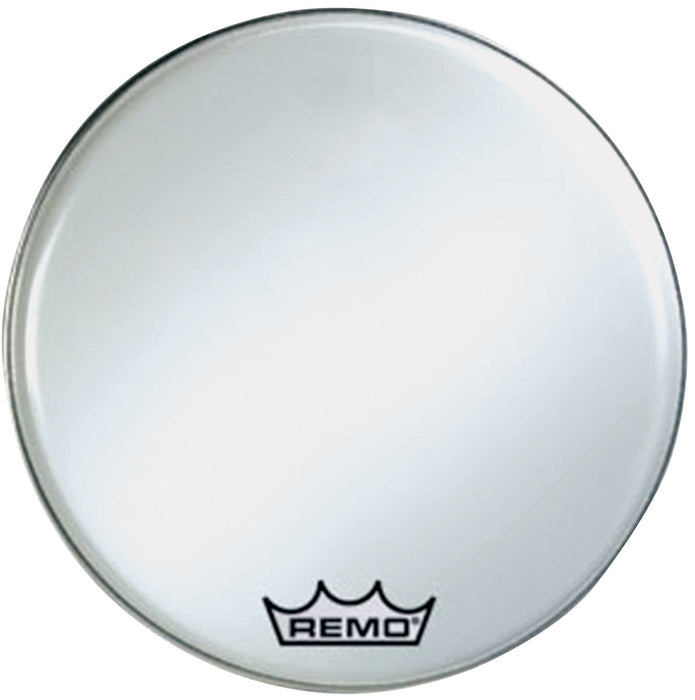 Remo 28" Smooth White Crimplock Emperor Marching Bass Drum Head