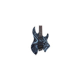 Sire Larry Carlton X6 Headless Electric Guitar - Black Swirl