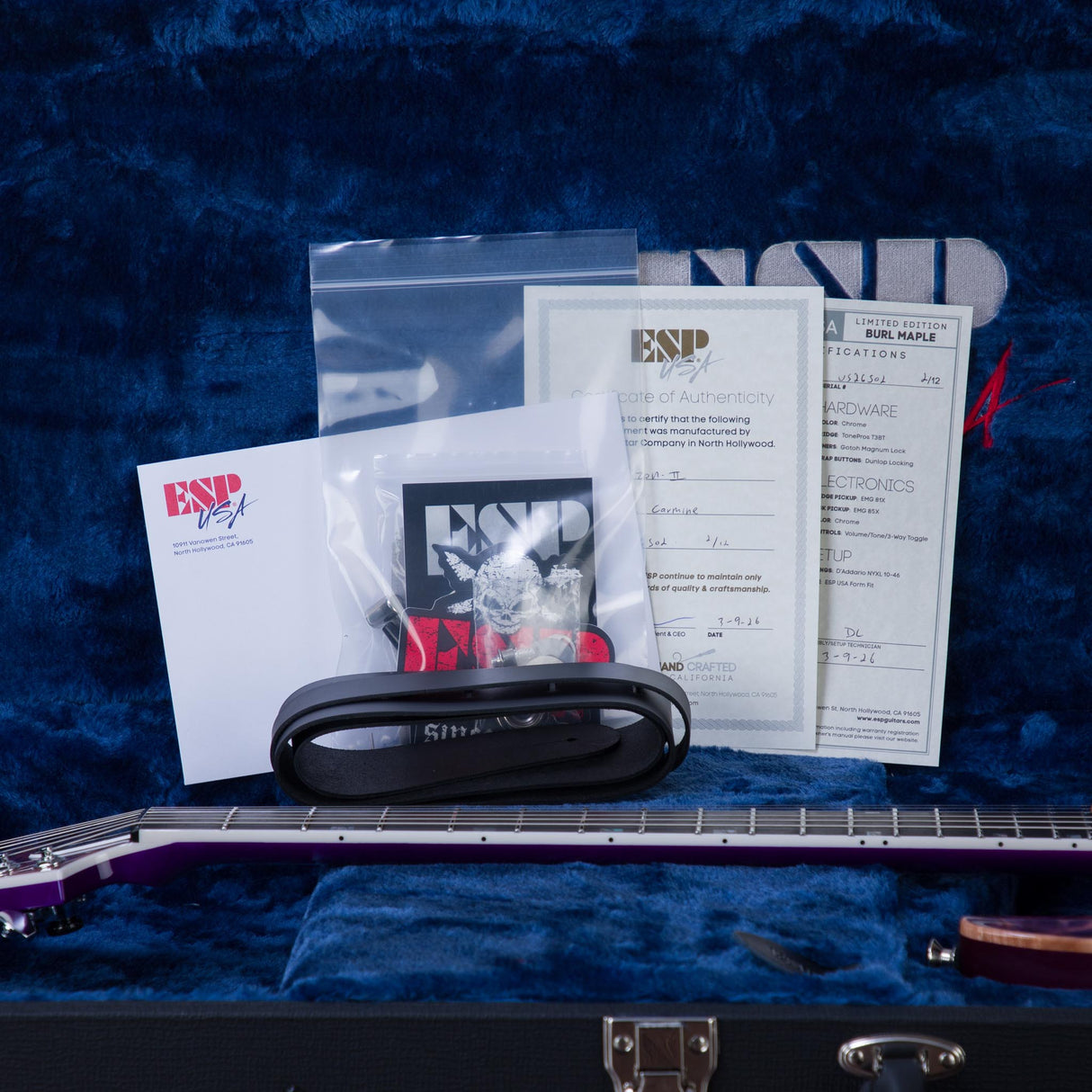 ESP USA NAMM Limited Edition Horizon II Electric Guitar - Pink Carmine - #US26502