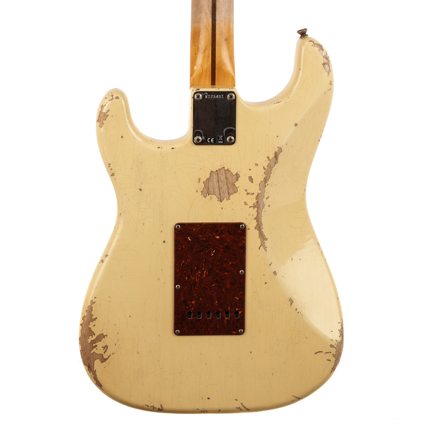 Fender Custom Shop 1956 Stratocaster Heavy Relic Guitar - Aged Vintage White - CHUCKSCLUSIVE - #R125401