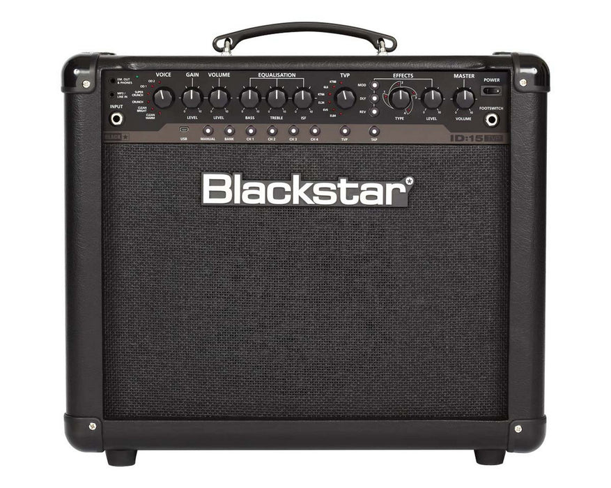 Blackstar ID:15 TVP 1x10" 15W Programmable Guitar Combo Amplifier with Effects - New