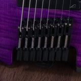 Legator Ghost Super Shred Multiscale 8-String Electric Guitar - Satin Purple Flame - #IM25100121