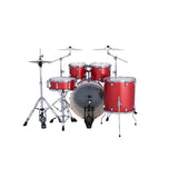 Ludwig Evolution 5-Piece Drum Kit with 22-Inch Kick - Crimson Sparkle