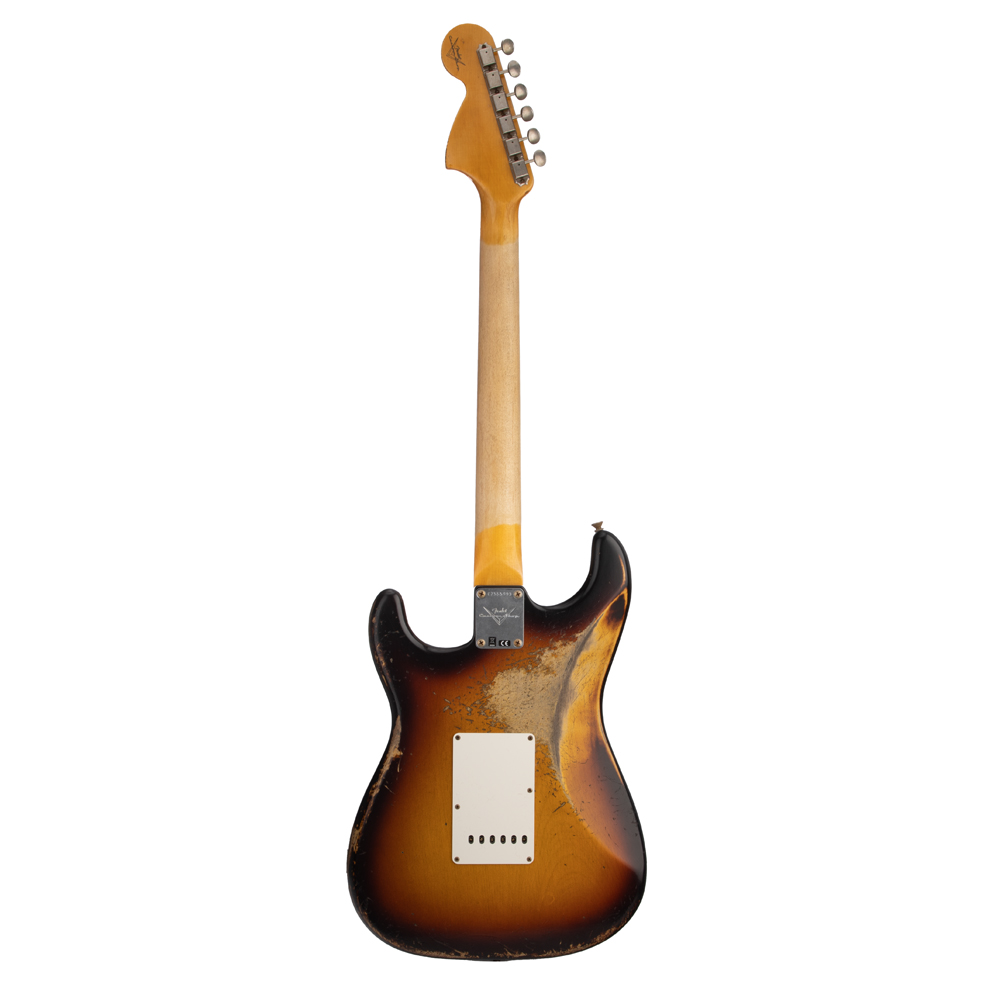 Fender Custom Shop #30 1967 Stratocaster Heavy Relic Electric Guitar - Faded Aged 3-Color Sunburst - #CZ555993