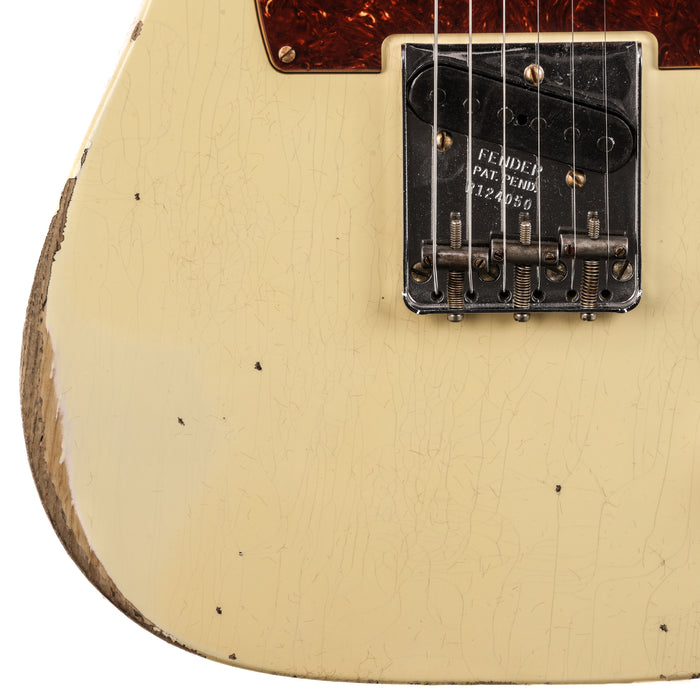 Fender Custom Shop 1950 Esquire Heavy Relic Guitar - Aged Vintage White - CHUCKSCLUSIVE - #R124050