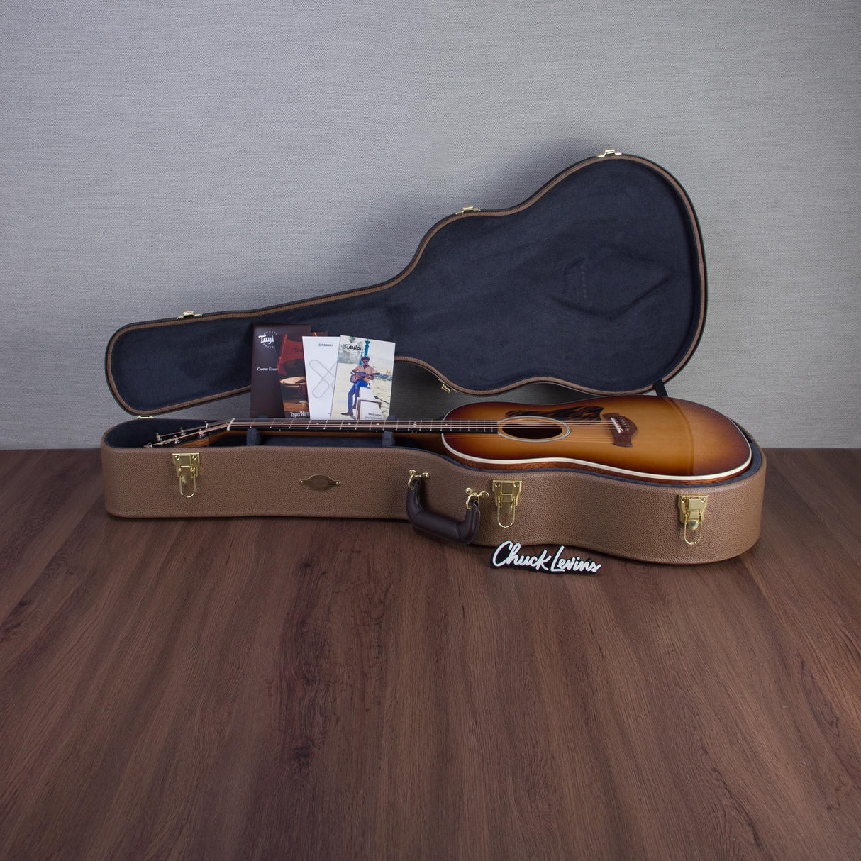 Taylor Gold Label 517e Mahogany/Spruce Acoustic Electric Guitar - Sunburst/Firestripe Pickguard - #1205025077