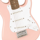 Squier Mini Stratocaster Electric Guitar - Shell Pink, Laurel Fingerboard