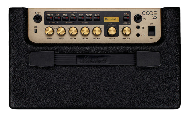 Marshall CODE25 25-Watt 1 x 10-Inch Digital Combo Amplifier - New