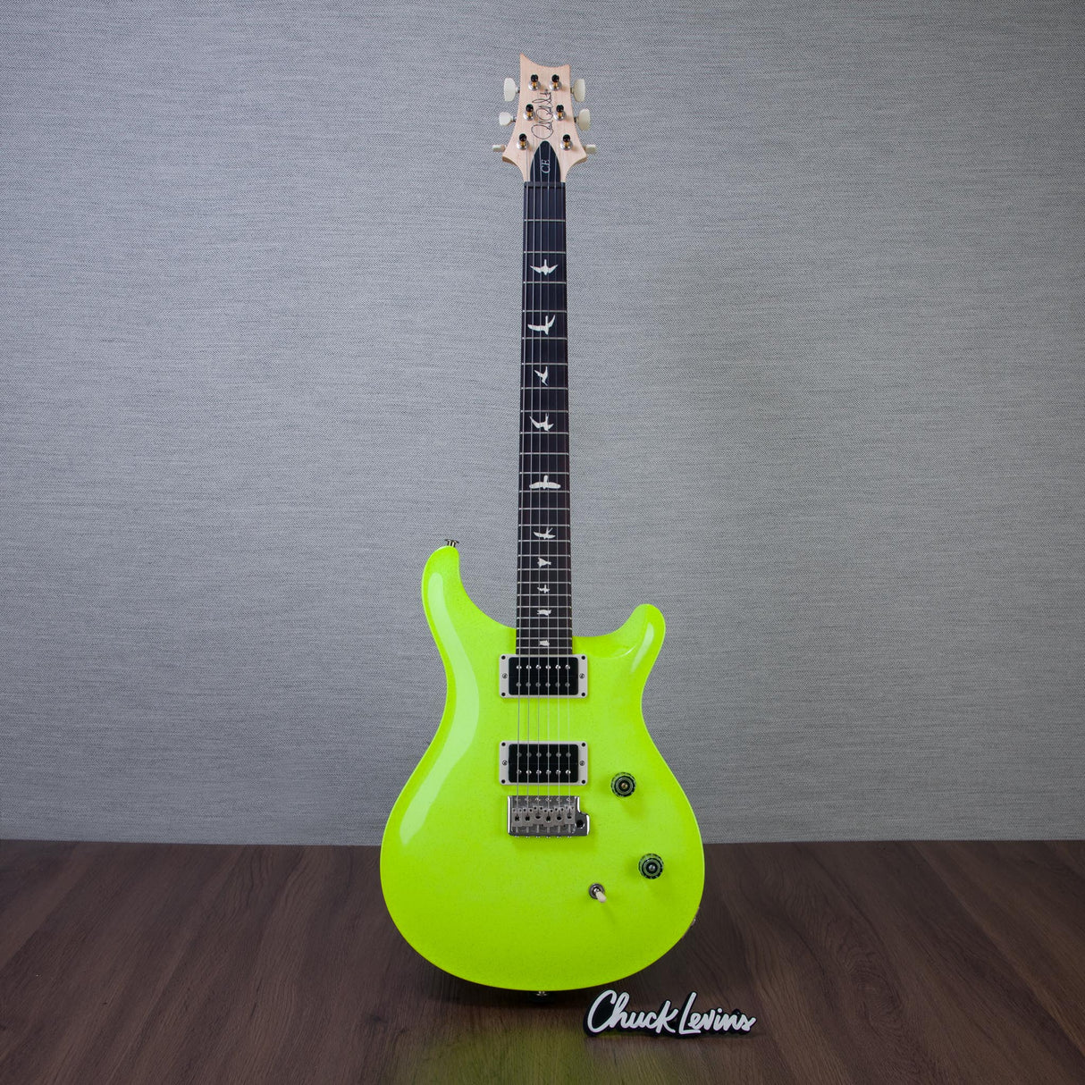 PRS CE 24 Sprayer's Choice Electric Guitar - Safety Green Sparkle - #0426143