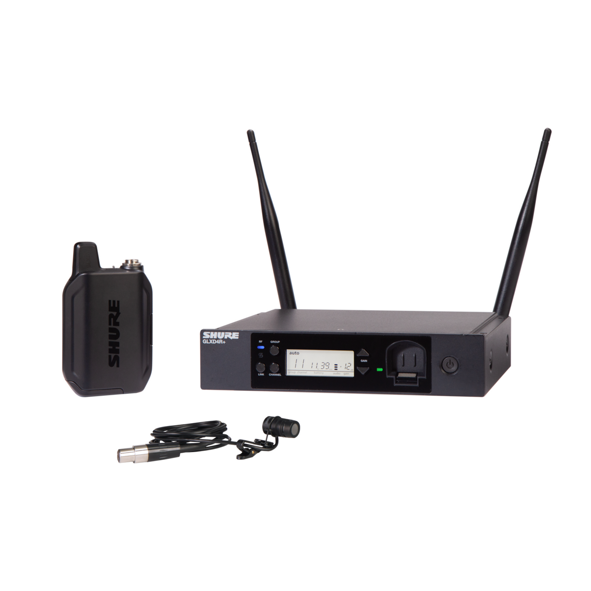 Shure GLXD14R+/85 Digital Wireless with WL185 Lavalier Microphone - Mint, Open Box