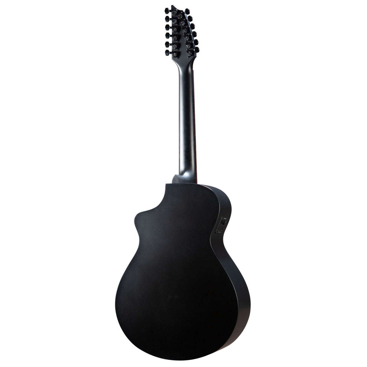 Breedlove Discovery S Concert Double Course 12-String Acoustic Electric Guitar - Satin Black