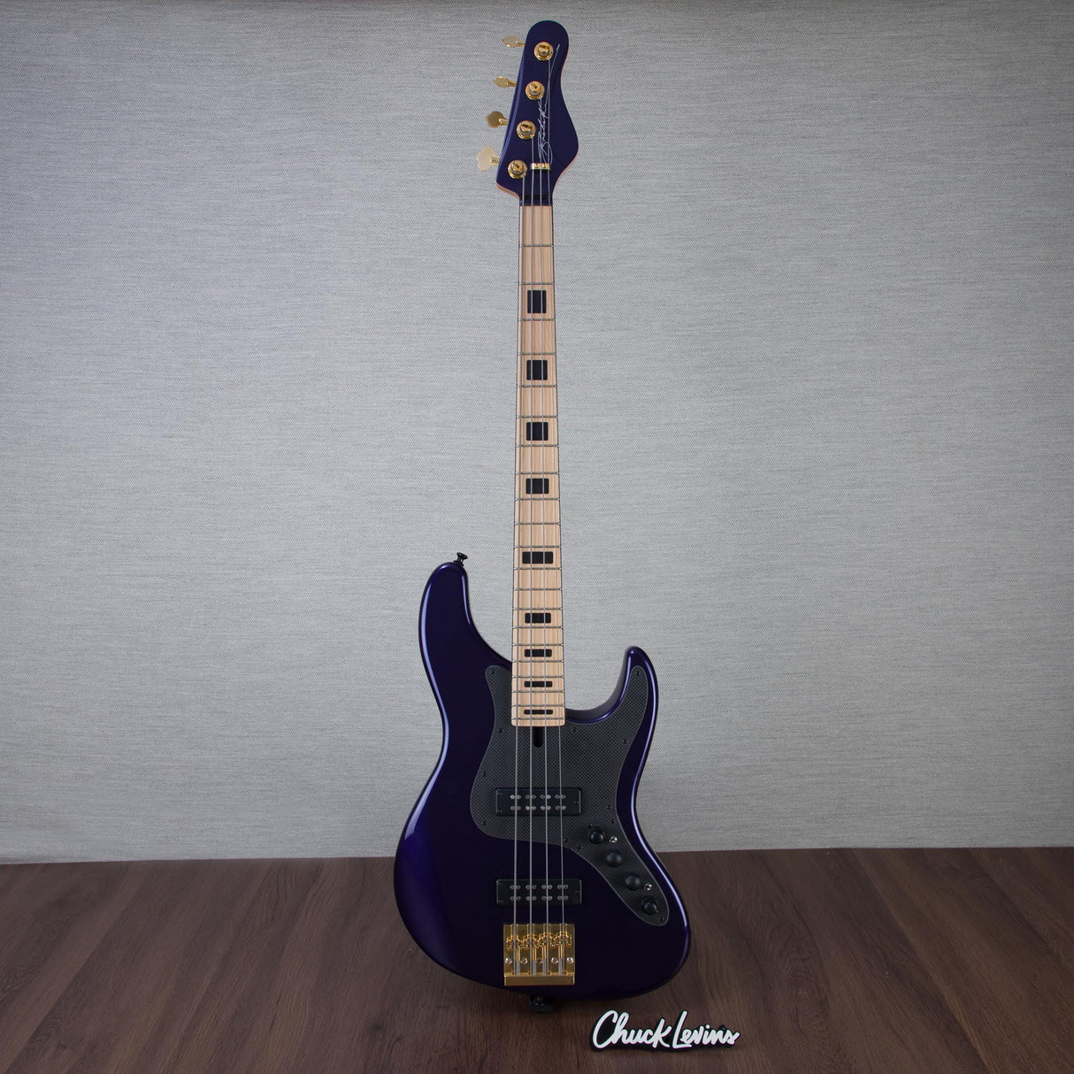 Brubaker USA Steve Jenkins JXB-4 Signature Electric Bass Guitar - Midnight Blue Gloss - #045-23