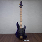 Brubaker USA Steve Jenkins JXB-4 Signature Electric Bass Guitar - Midnight Blue Gloss - #045-23