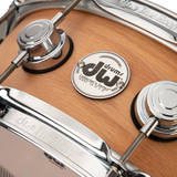 DW 5 x 14-Inch Snare Drum, Chrome Hardware - Oak Matte Lacquer