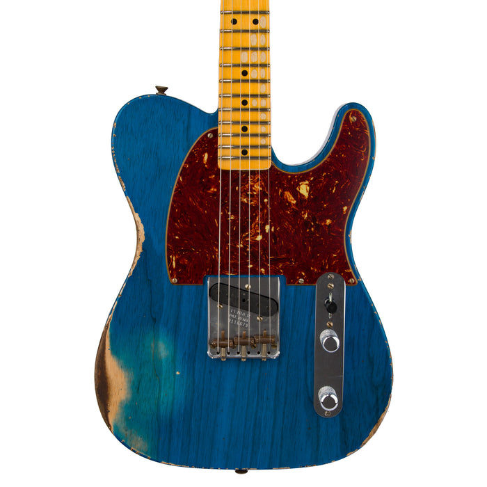 Fender Custom Shop 1950 Esquire Heavy Relic - Sapphire Blue Transparent - CHUCKSCLUSIVE - #R116673