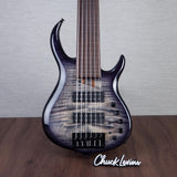Sire M7-6 Fretless 6-String Bass Guitar - Transparent Black