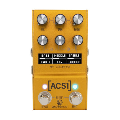 Walrus Audio Mako Series MKII: ACS1 Amp + Cab Simulator Guitar Effects Pedal