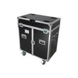 ProX XS-MH30WASHX2W for Two Moving Head Fixtures ATA Flight Style Road Case with Casters