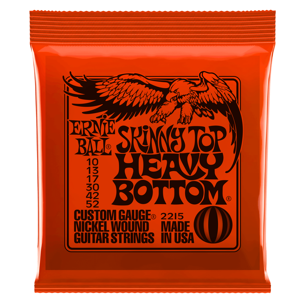 Ernie Ball Skinny Top Heavy Bottom Slinky Nickel Wound Electric Guitar Strings .10-.52