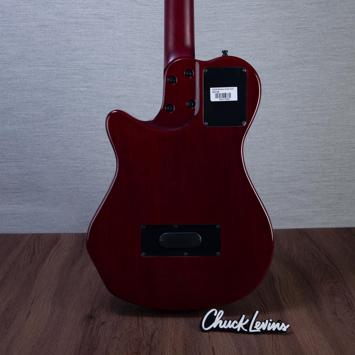Godin MultiAc Grand Concert SA Nylon String Acoustic-Electric Guitar - Trans Black - CHUCKSCLUSIVE - #26317989