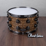 DW 8 x 14-Inch Collector's X1 Maple Snare Drum - FP Gold BOA with Black Nickel Hardware