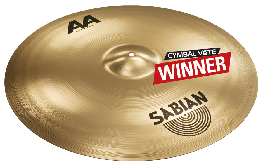 SABIAN 24" AA Bash Ride Cymbal Brilliant Finish