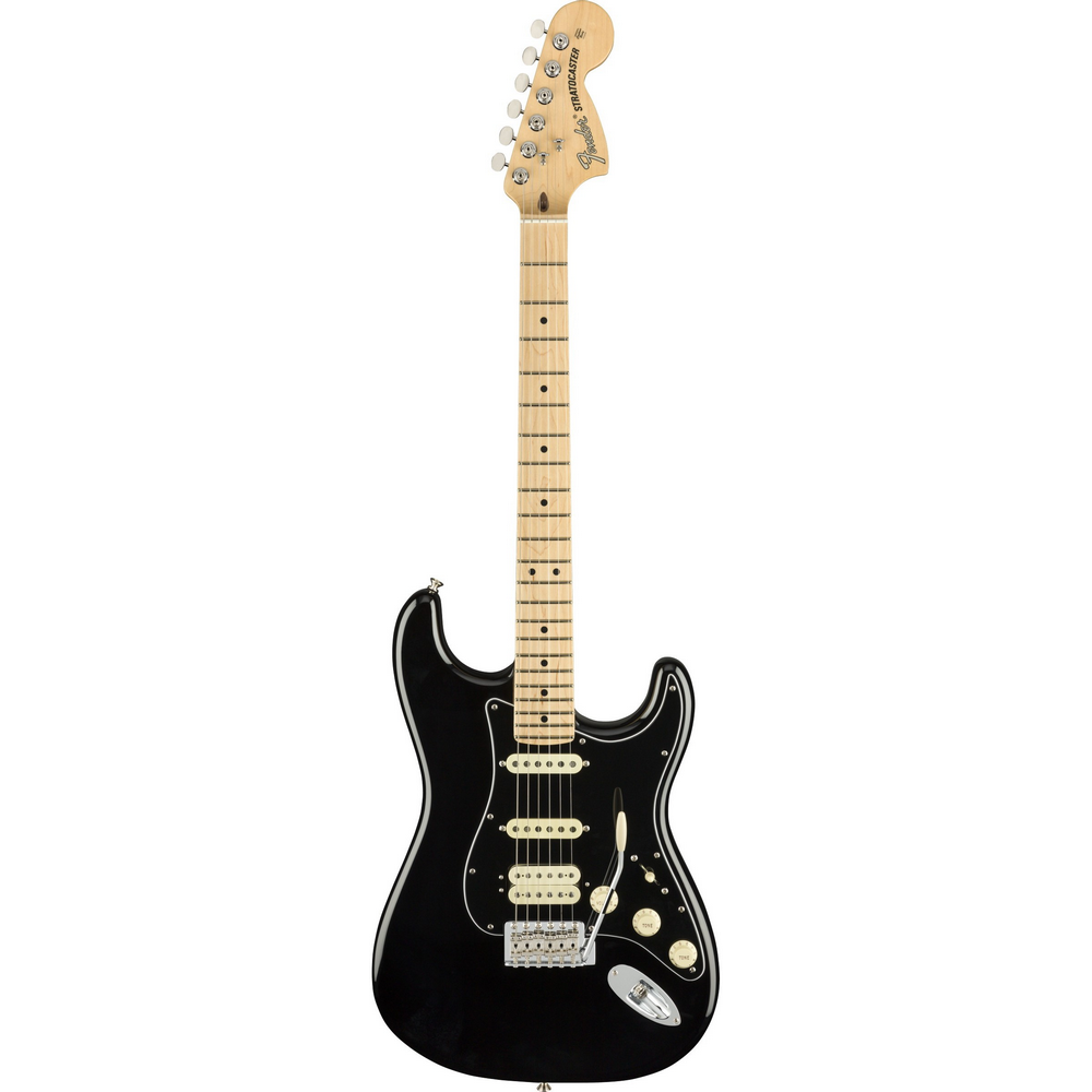 Fender American Performer Stratocaster HSS Electric Guitar, Maple Fingerboard - Black