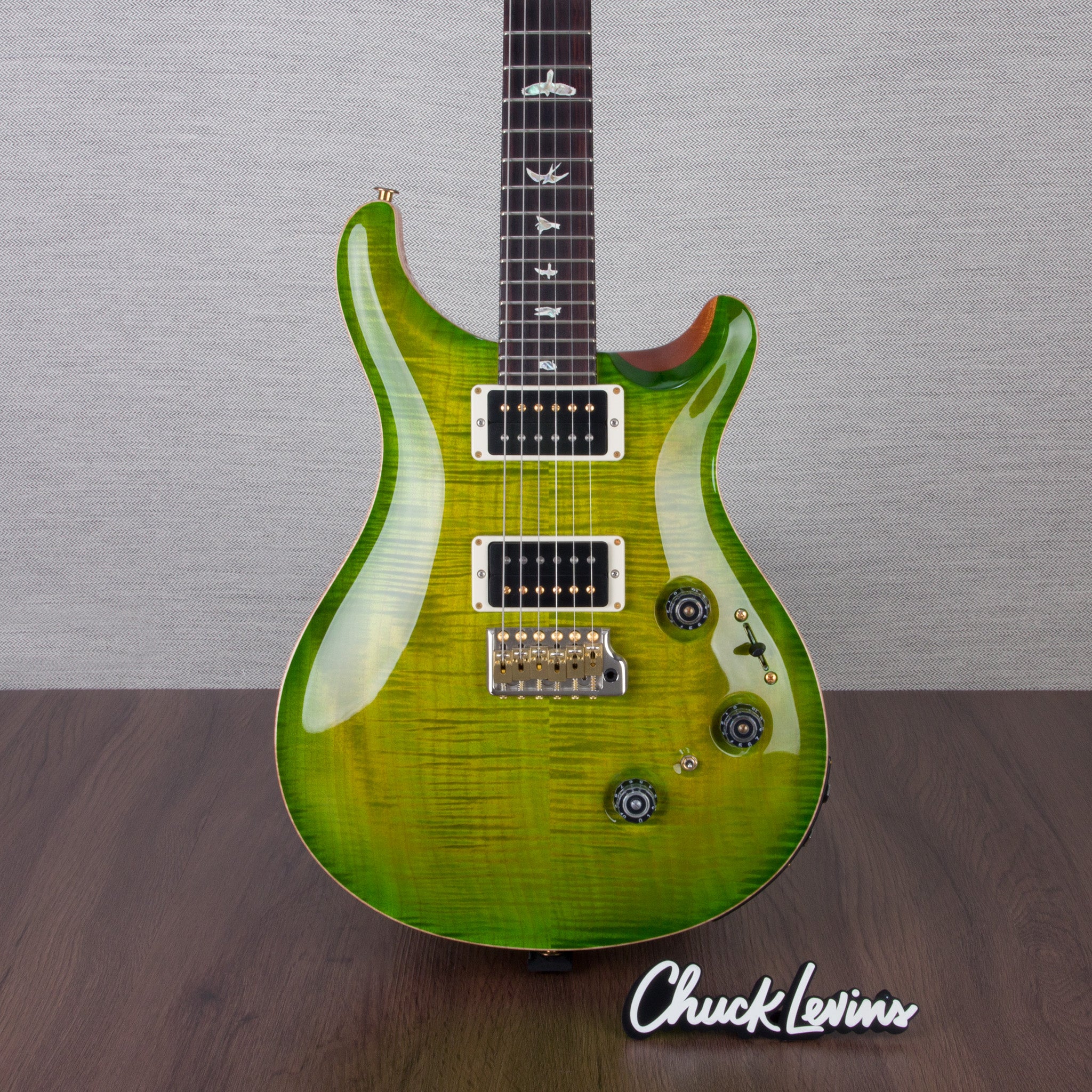 PRS Custom 24 Piezo 10 Top Electric Guitar - Eriza Verde