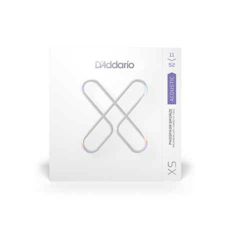 D'Addario XSAPB1152 Acoustic Guitar Strings - 11-52 Custom Light Coated
