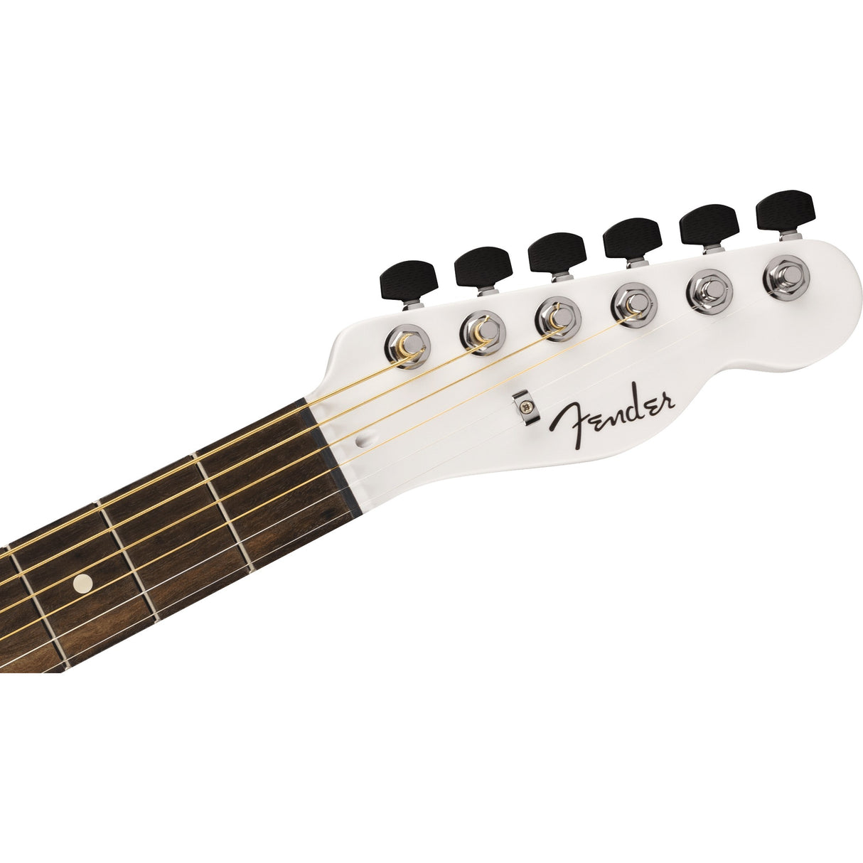 Fender Limited Edition Finneas American Acoustisonic Telecaster Signature Acoustic Electric Guitar - Satin Arctic White