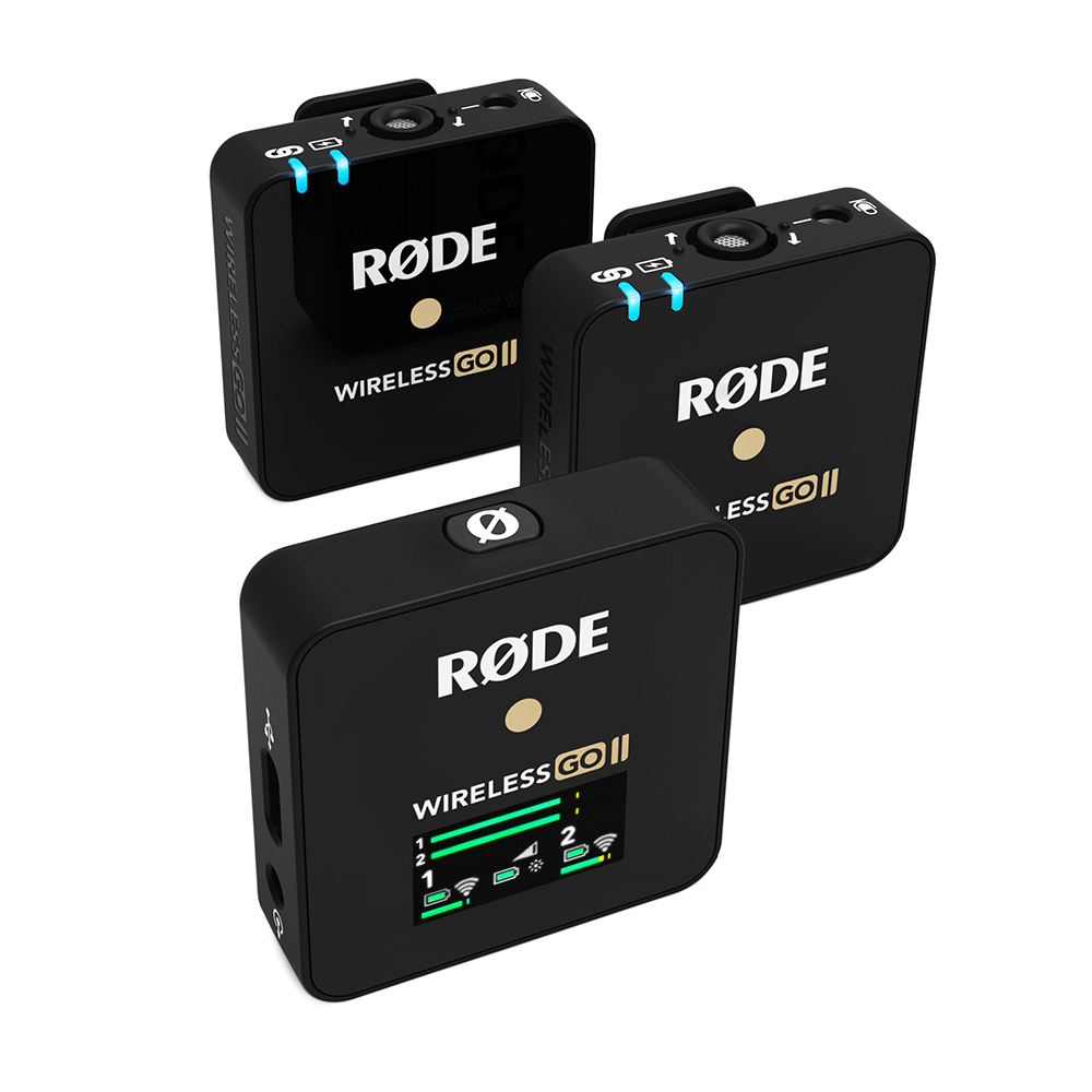 RODE Wireless GO II + Lavalier GO Wireless Microphone System RODE Wireless GO II + Lavalier GO Wireless Microphone System