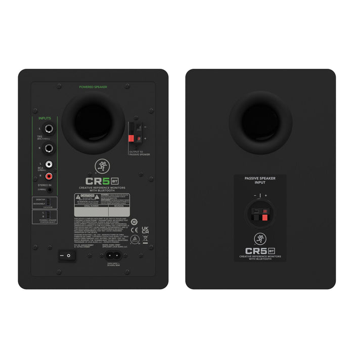 Mackie CR5BT 5.25-inch Powered Studio Monitors with Tone Control and Bluetooth