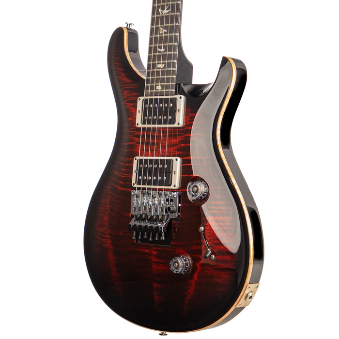 PRS Custom 24 Floyd Electric Guitar - Fire Red Burst - Display Model - Display Model